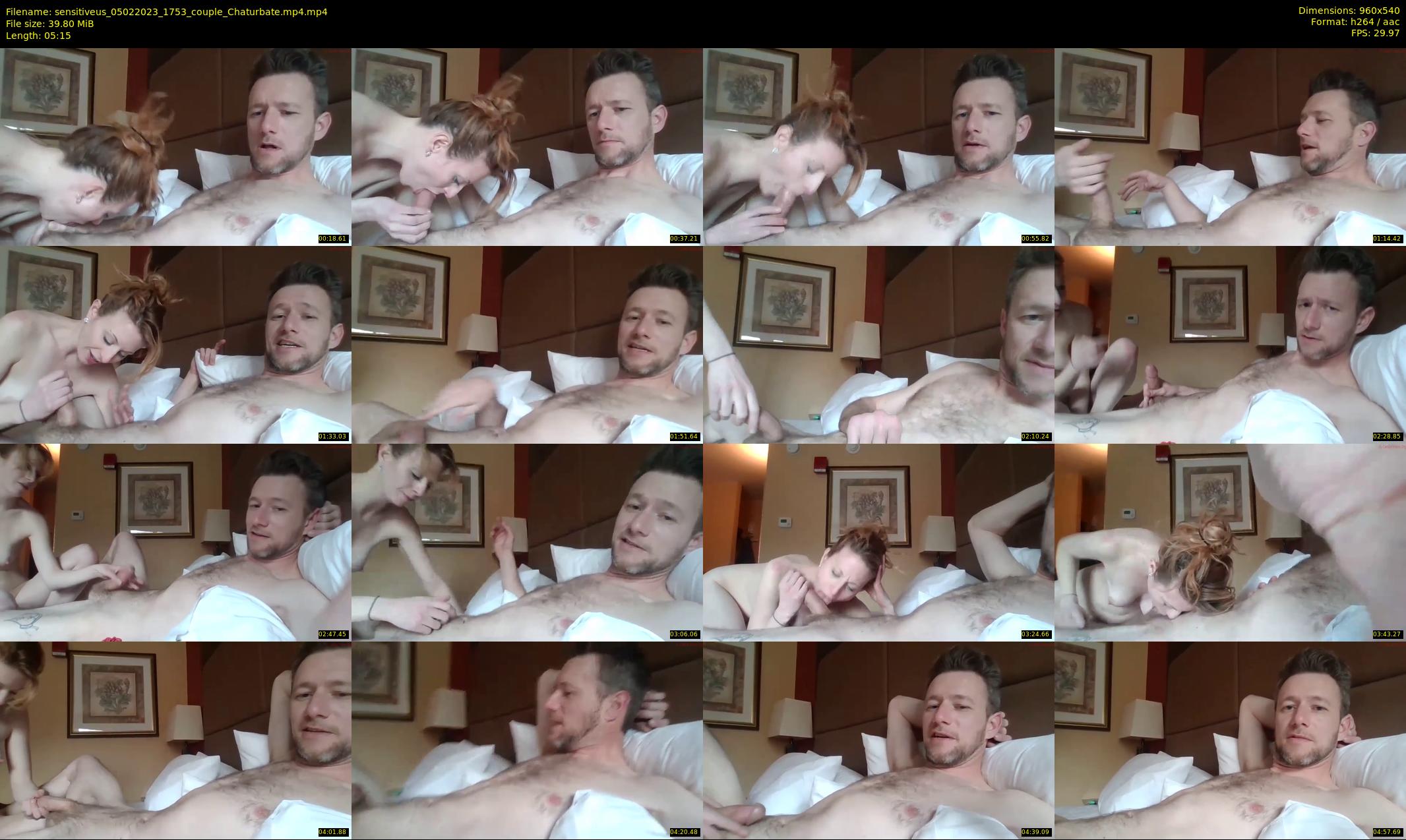 sensitiveus — 6 Minuten Chaturbate-Paare-Clip, 5. Feb. 2023
