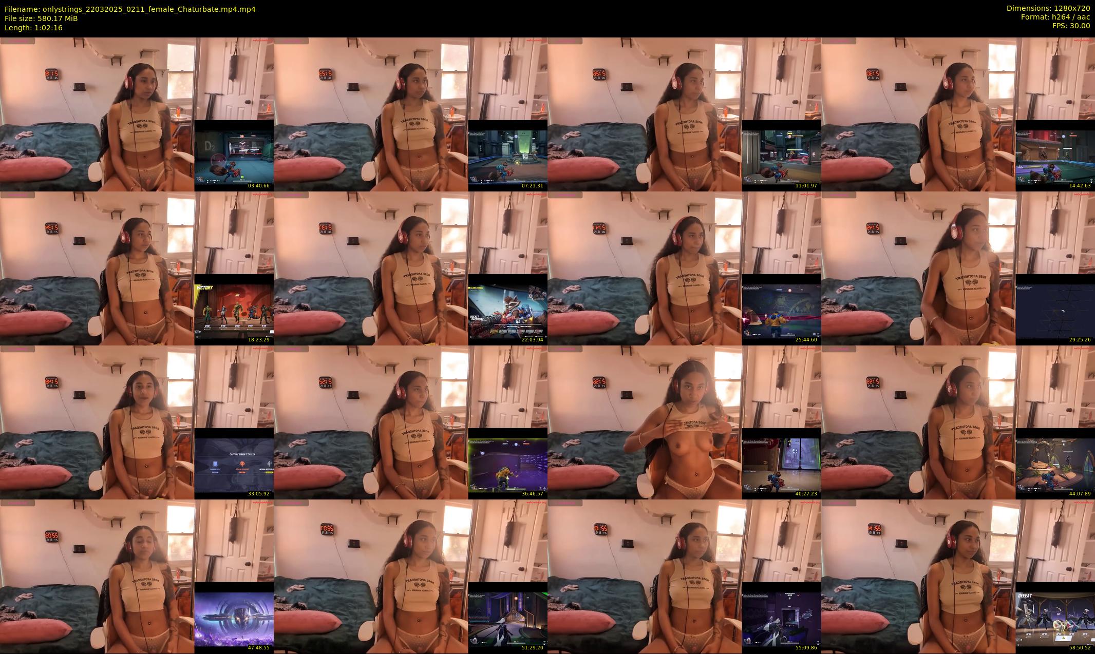 onlystrings — 63 Minuten Stripchat-Frauen-Clip, 21. März 2025